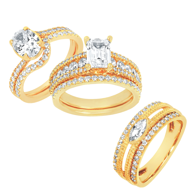 Victor bridal rings